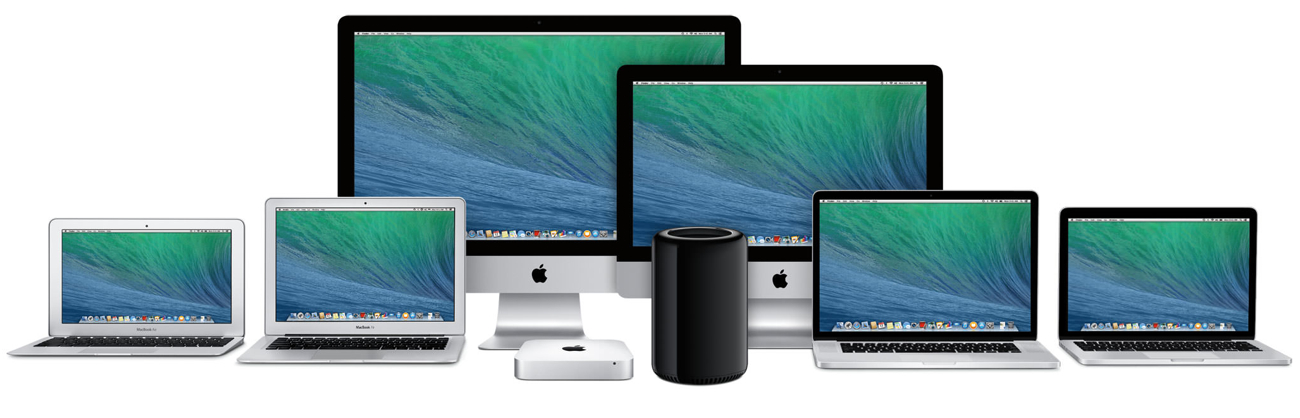 macbook air, macbook pro retina, mac mini, mac pro, thunderbolt display