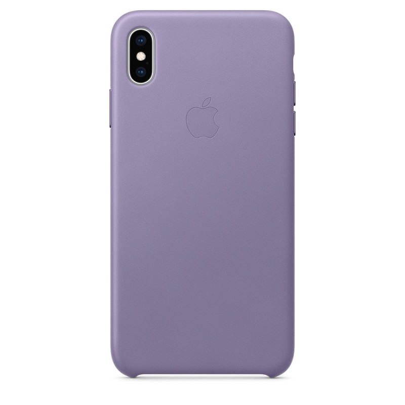 Кожен Калъф Apple iPhone XS Max Leather Case - Lilac Кожен Калъф Apple iPhone XS Max Leather Case - Lilac