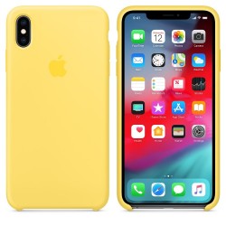 Силиконов Калъф Apple iPhone XS Max Silicone Case - Canary