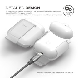 Щипка Elago AirPods Carryng Clip - прозрачна