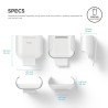 Щипка Elago AirPods Carryng Clip - прозрачна