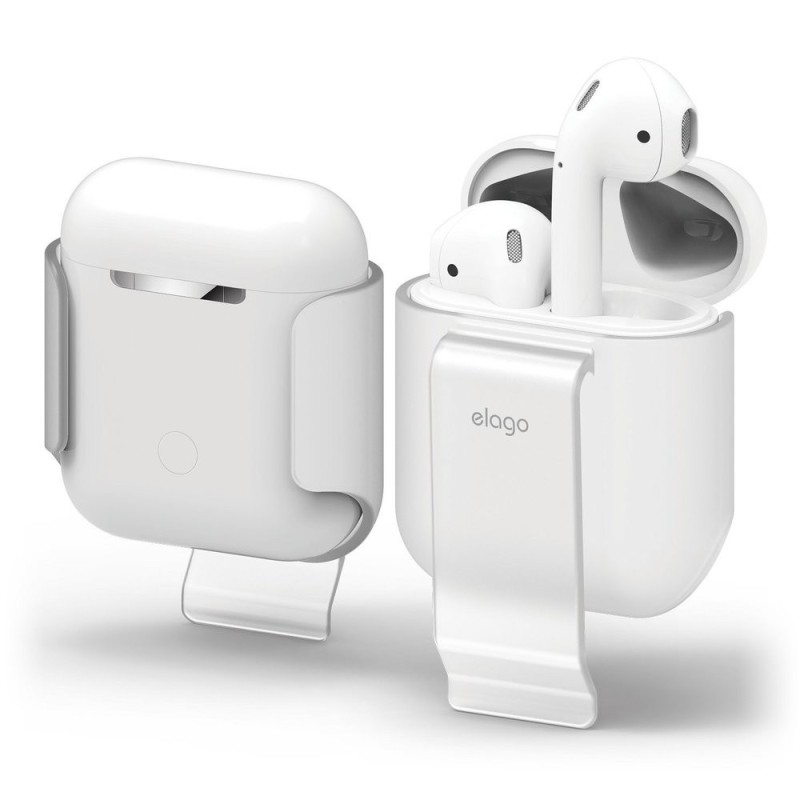 Щипка Elago AirPods Carryng Clip - прозрачна Щипка Elago AirPods Carryng Clip - прозрачна