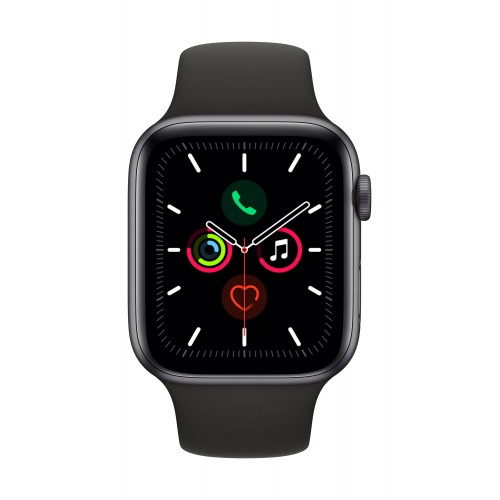Часовник Apple Watch Series 5 Sport Band 44mm - Space Grey/Black