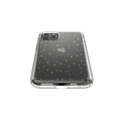 Калъф Speck Presidio Glitter за iPhone 11 Pro Max - Clear/Gold