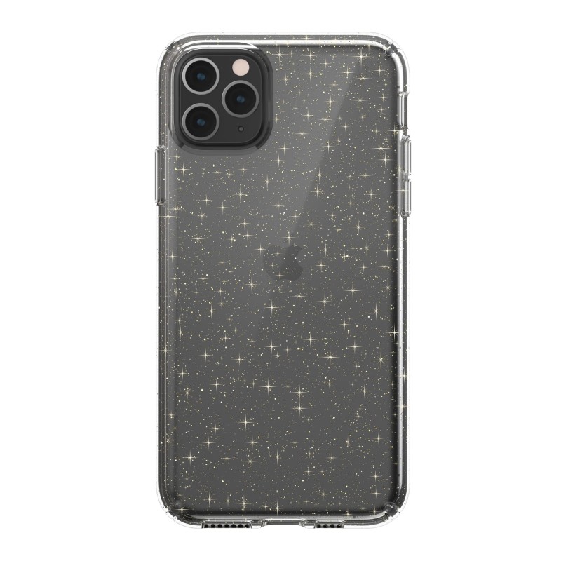 Калъф Speck Presidio Glitter за iPhone 11 Pro Max - Clear/Gold Калъф Speck Presidio Glitter за iPhone 11 Pro Max - Clear/Gold