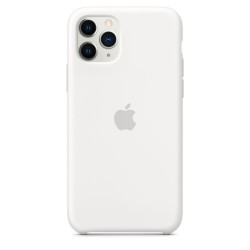 Силиконов калъф Apple iPhone 11 Pro Silicone Case - White