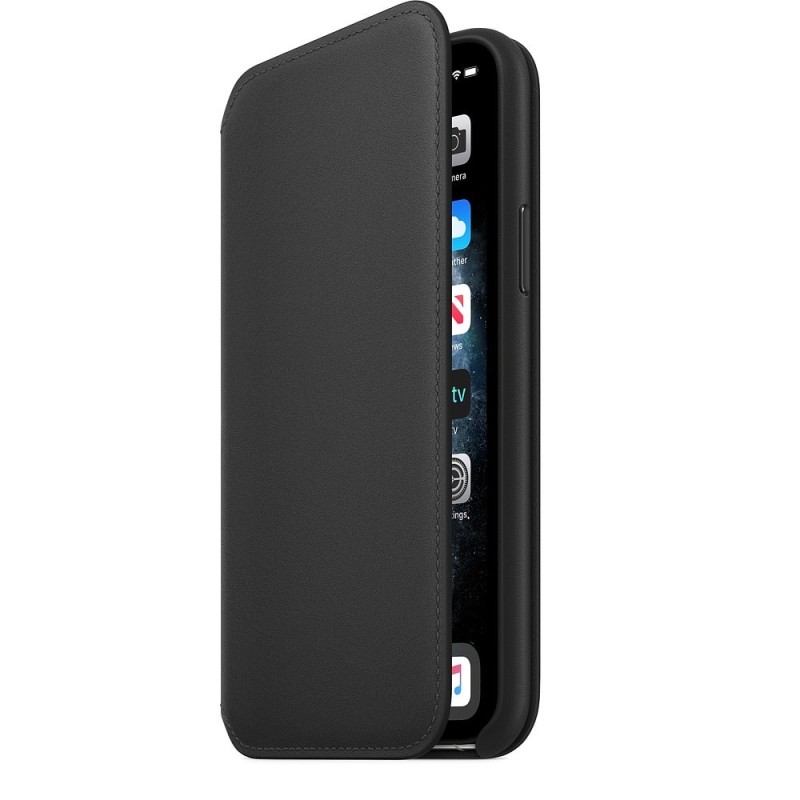 Кожен калъф Apple iPhone 11 Pro Leather Folio - Black Кожен калъф Apple iPhone 11 Pro Leather Folio - Black