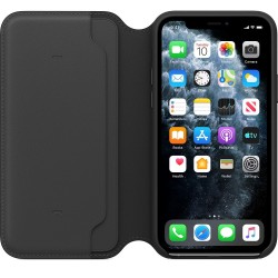 Кожен калъф Apple iPhone 11 Pro Leather Folio - Black