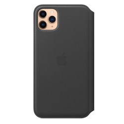 Кожен калъф Apple iPhone 11 Pro Max Leather Folio - Black