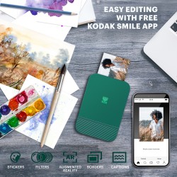 Мобилен принтер за снимки KODAK SMILE PRINTER - Green