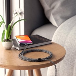 Кабел Satechi Type-C to Lightning Charging Cable - Space Gray