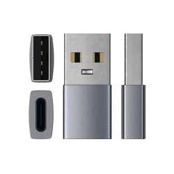 Адаптер Satechi Aluminum Type-A to TYPE-C Adapter - Space Gray