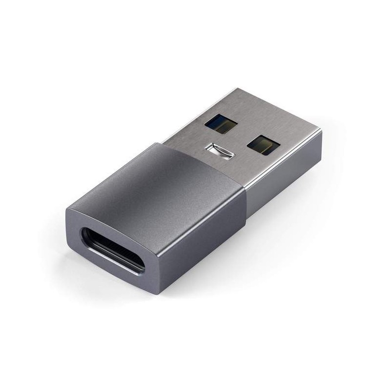 Адаптер Satechi Aluminum Type-A to TYPE-C Adapter - Space Gray Адаптер Satechi Aluminum Type-A to TYPE-C Adapter - Space Gray