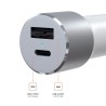 Зарядно за кола Satechi 72W Type-C PD Car Charger - White