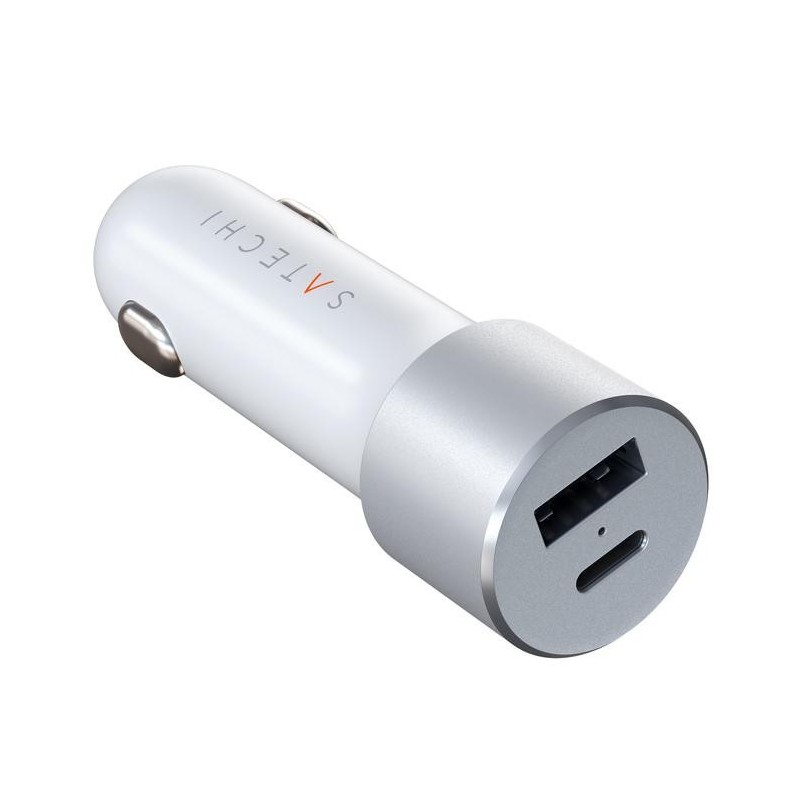Зарядно за кола Satechi 72W Type-C PD Car Charger - White Зарядно за кола Satechi 72W Type-C PD Car Charger - White
