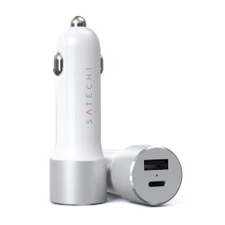 Зарядно за кола Satechi 72W Type-C PD Car Charger - White