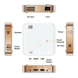 Безжичен проектор KODAK LUMA 350 Portable Pocket Projector