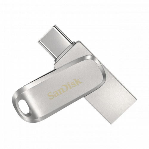 Външна памет SanDisk Ultra Dual Drive Luxe USB 3.1 128GB - Silver