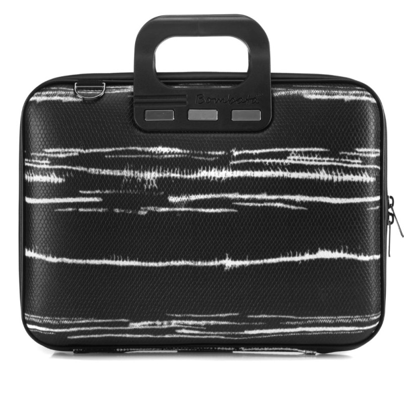 Чанта Mediobombata Black&White 13" - 14" Black Чанта Mediobombata Black&White 13" - 14" Black