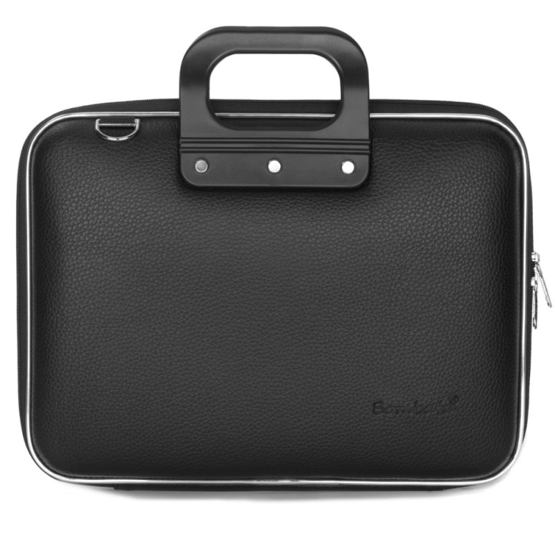 Чанта Mediobombata Classic 13" - 14" Black Чанта Mediobombata Classic 13" - 14" Black