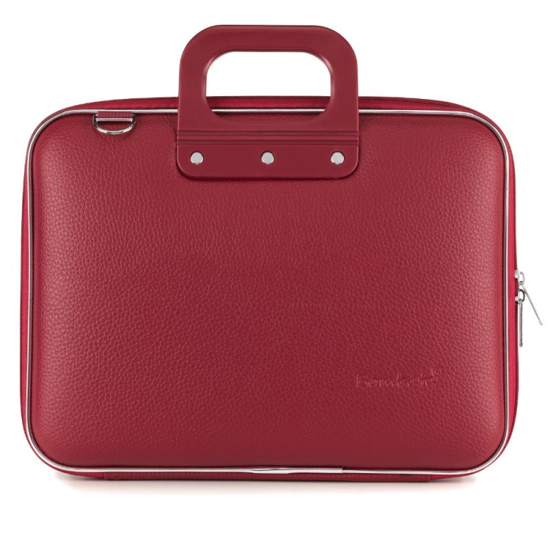 Чанта Mediobombata Classic 13" - 14" Borgogna Red Чанта Mediobombata Classic 13" - 14" Borgogna Red