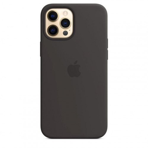 Силиконов калъф Apple iPhone 12 Pro Max Silicone Case with MagSafe, Black
