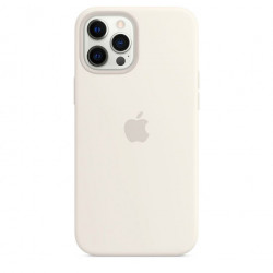 Силиконов калъф Apple iPhone 12 Pro Max Silicone Case with MagSafe, White