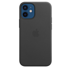 Кожен калъф Apple iPhone 12 mini Leather Case with MagSafe, Black