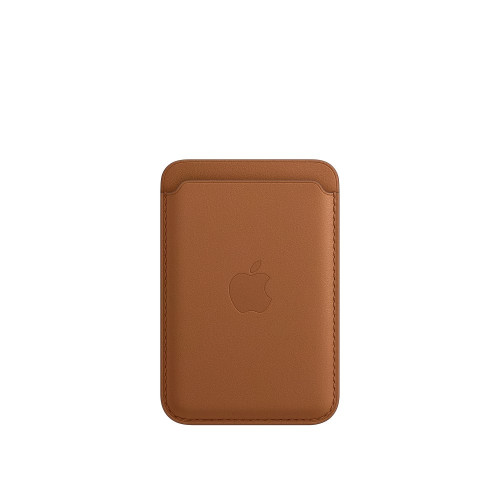 Кожен портфейл Apple iPhone Leather Wallet with MagSafe, Saddle Brown