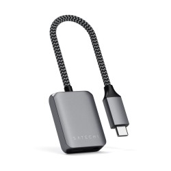 Аудио адаптер Satechi USB-C to 3.5mm Audio & PD Adapter - Space
