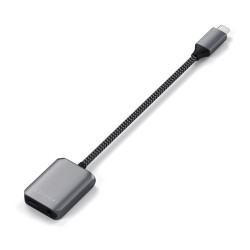 Аудио адаптер Satechi USB-C to 3.5mm Audio & PD Adapter - Space