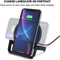 Зарядно Belkin BOOST_CHARGE Wireless Charging Stand 10W - White