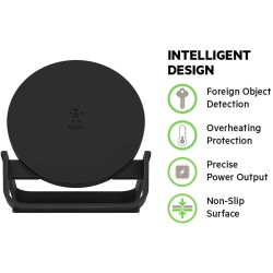 Зарядно Belkin BOOST_CHARGE Wireless Charging Stand 10W - White