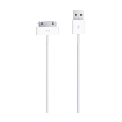 Кабел Apple 30pin to USB Cable (1m) - White