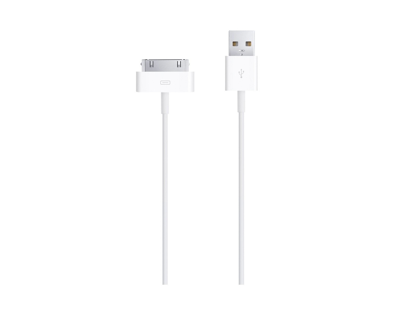 Кабел Apple 30pin to USB Cable (1m) - White