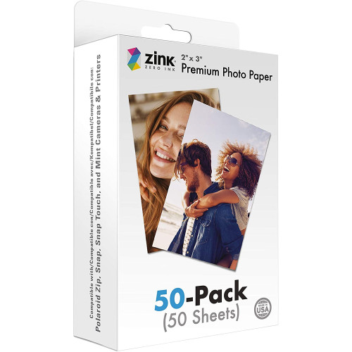Фотохартия ZINK Paper 2X3" за Polaroid, Пакет 50 бр.