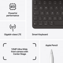 Apple 10.2-inch iPad 9 Wi-Fi + 4G LTE 256GB - Silver (2021)