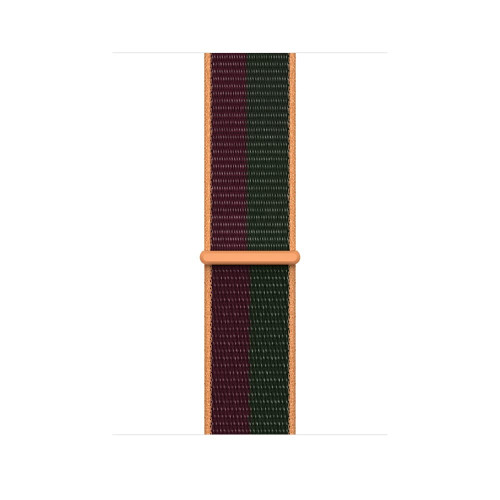 Каишка Apple Watch, 42 - 44 - 45mm, Sport Loop - Dark Cherry/Forest Green