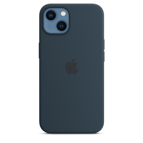 Силиконов калъф Apple iPhone 13 Silicone Case with MagSafe, Abyss Blue