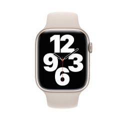 Каишка Apple Watch, 42 - 44 - 45mm, Starlight , Sport Band, Regular