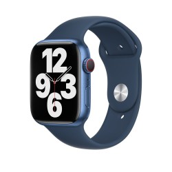 Каишка Apple Watch, 42 - 44 - 45mm, Abyss Blue, Sport Band