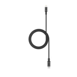 Кабел за зареждане Mophie USB-C Cable with Lightning Connector 1 m, Black