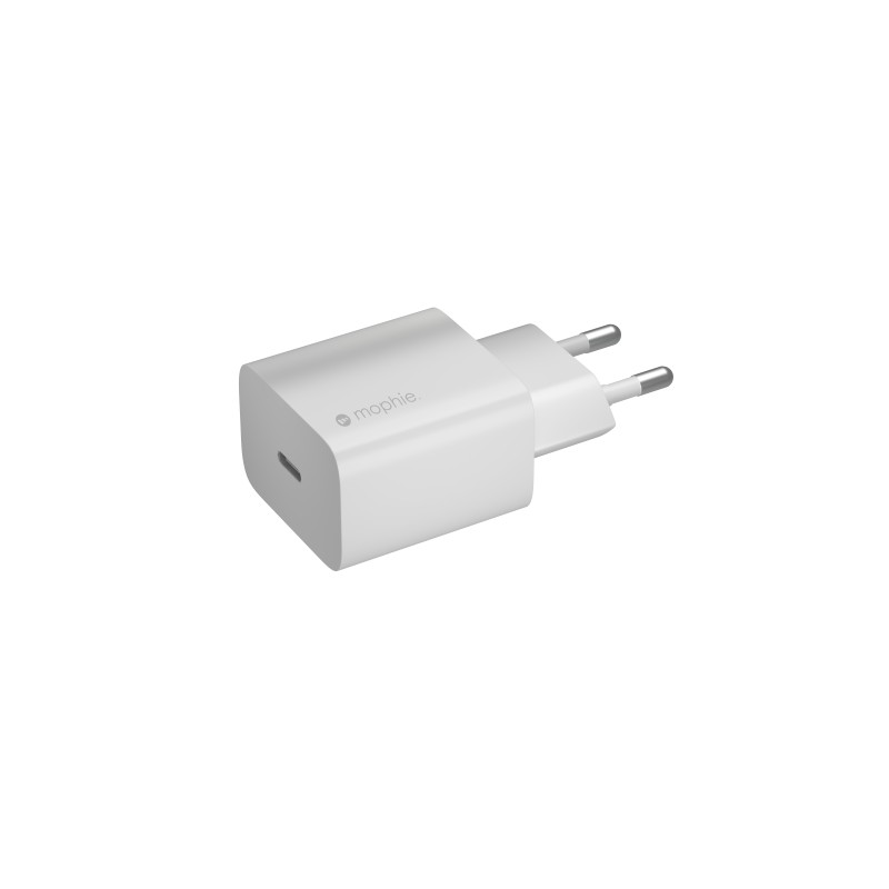 Зарядно Mophie 20W USB-C PD wall adapter EU, White Зарядно Mophie 20W USB-C PD wall adapter EU, White