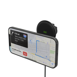 Безжично зарядно за кола Mophie-Snap+ Wireless Vent Mount, Black