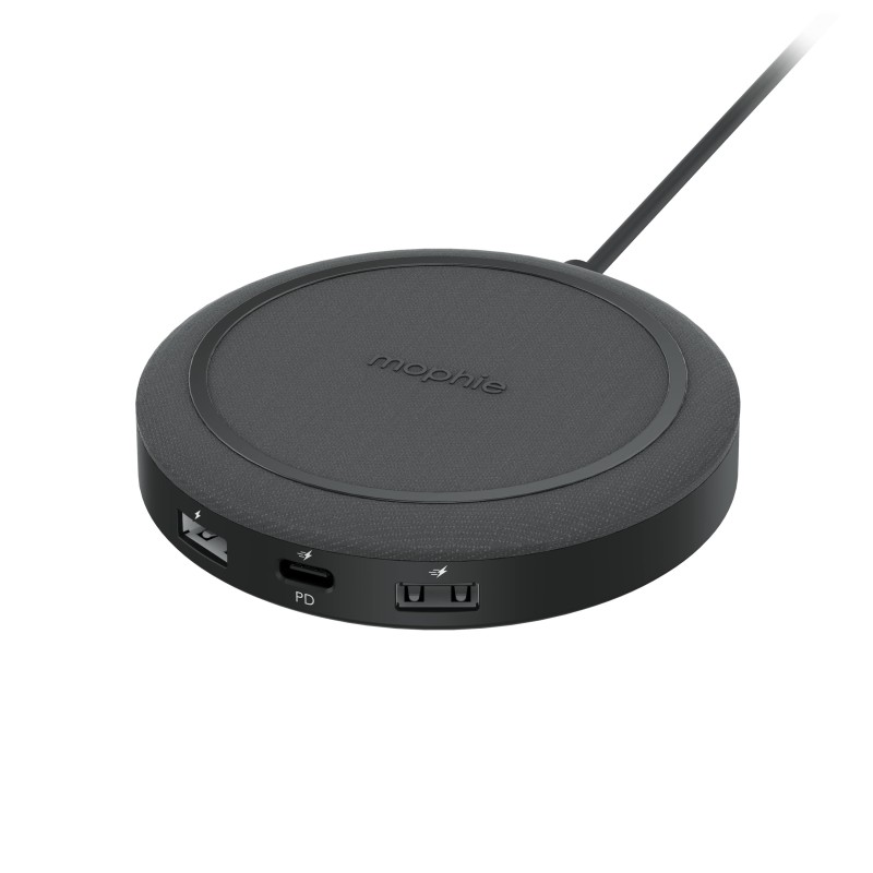 Хъб зарядно Mophie Universal Wireless Charging Stand, Black Хъб зарядно Mophie Universal Wireless Charging Stand, Black
