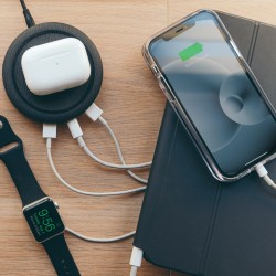 Хъб зарядно Mophie Universal Wireless Charging Stand, Black