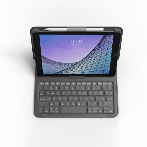 Клавиатура и калъф за таблет ZAGG Messenger Folio 2 Apple iPad 10.2/10.5, Charcoal