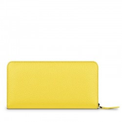 Кожен портфейл-калъф Frances Wallet Universal iPhone - Yellow