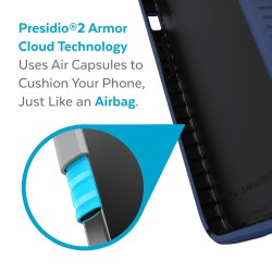 Kалъф Speck Presidio2 Grip за iPhone 13 Pro, Coastal Blue/Storm