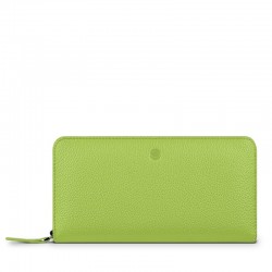 Кожен портфейл-калъф Frances Wallet Universal iPhone - Green